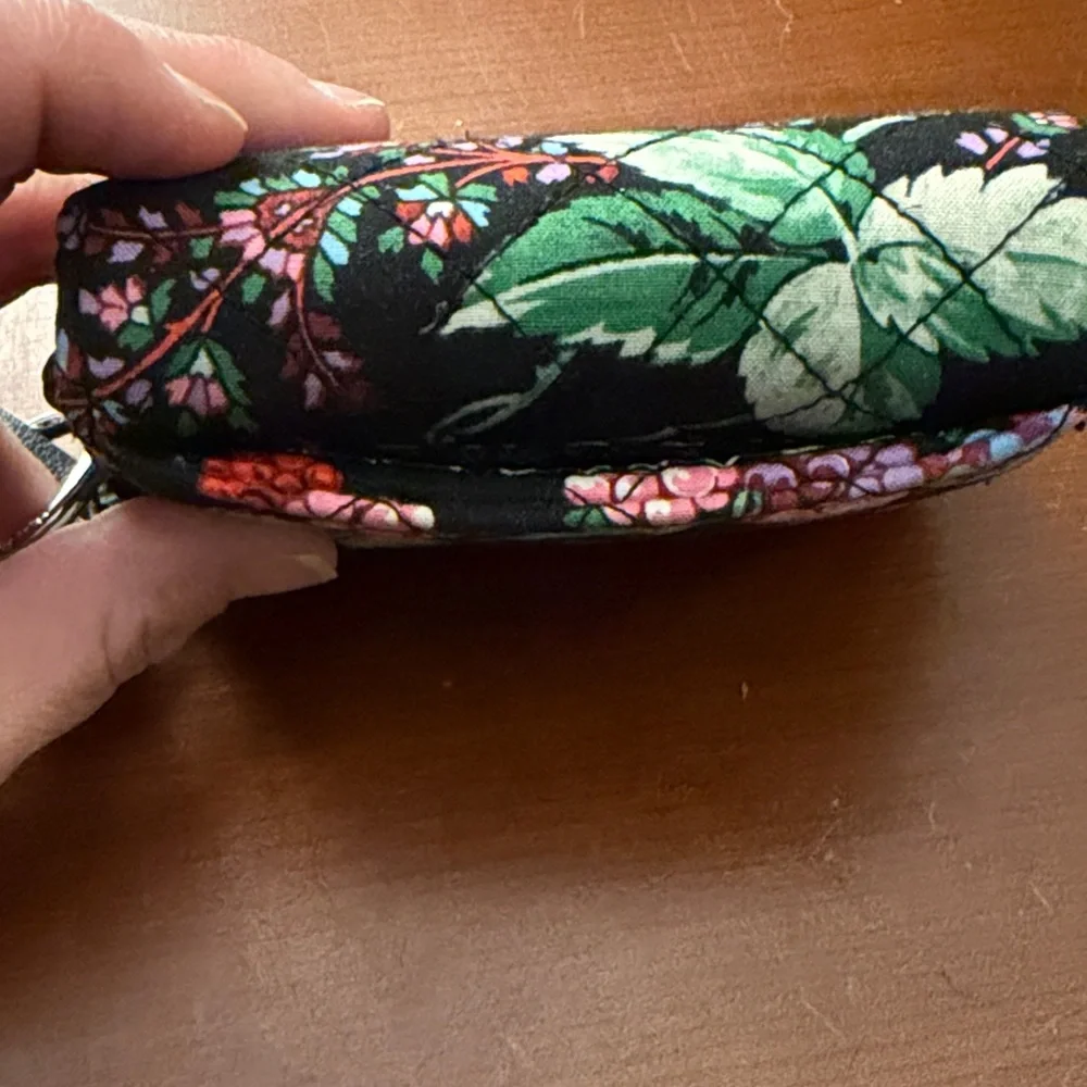 Vera Bradley Black and Pink Floral Wallet - Picture 5 of 6